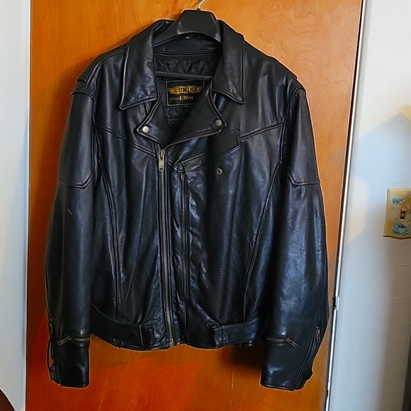 Unik | Jackets & Coats | Heavy Unik Ultra Leather Motorcycle Jacket ...